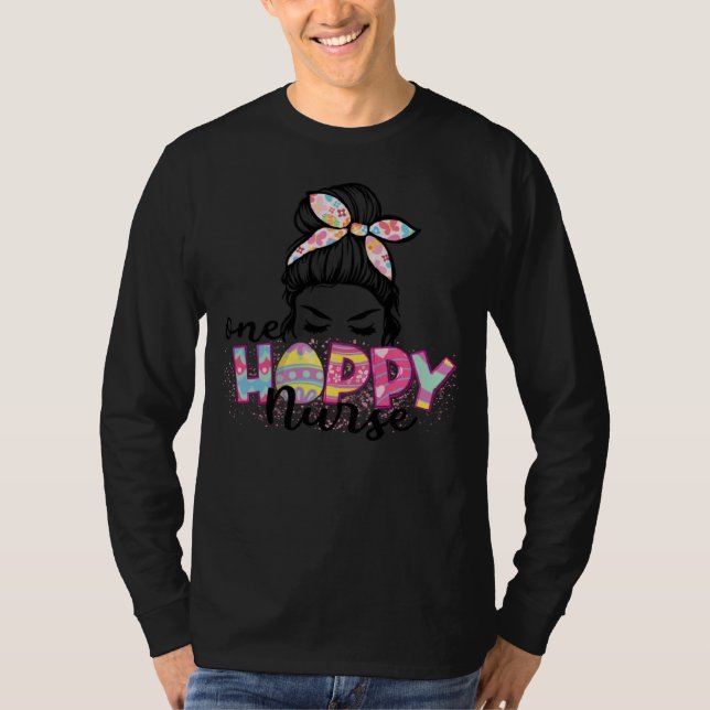 Happy Easter Bunny One Hoppy Nurse Men Women Easte T-Shirt (Vorderseite)