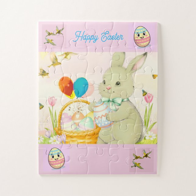 Happy Easter Bunny Puzzle (Vertikal)