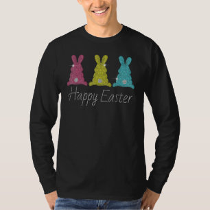Happy Easter Bunny Rabbit Trio Girls Niedliches Me T-Shirt