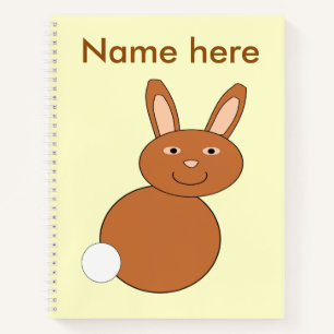 Happy Easter Bunny Spiral Notebook Notizbuch