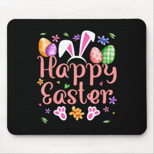 Happy Easter Bunny Spring Ostereier Osterfeier Shi Mousepad