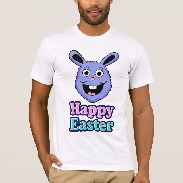  Happy Easter Bunny T-Shirt (Vorderseite)