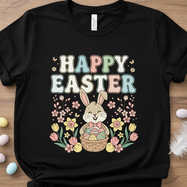 Happy Easter Bunny T-Shirt,Cute Spring Rabbit  T-Shirt (Von Creator hochgeladen)