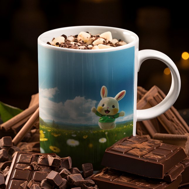 Happy Easter Bunny Tasse #3 (Happy Easter Bunny Mug #3)