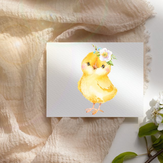 Happy Easter Chick Postcard Postkarte (Von Creator hochgeladen)