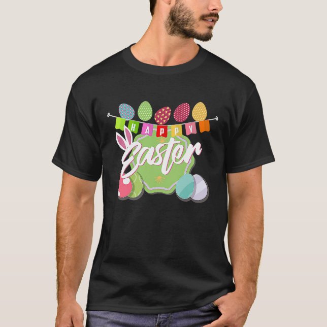 Happy Easter  Cute Bunny Egg Hunt For Boys Girls T-Shirt (Vorderseite)