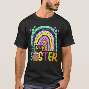 Happy Easter Day 2022 Rainbow Bunny Easter Bunnies T-Shirt