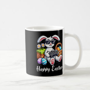 Happy Easter Day Bunny Egg Video Game Kinder Mens Kaffeetasse