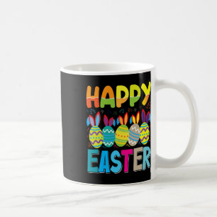 Happy Easter Day Funny Colorful Egg Jagen Kaffeetasse