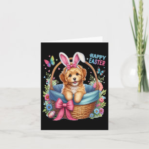 Happy Easter Day Golden Doodle Dog Liebhaber Oster Karte