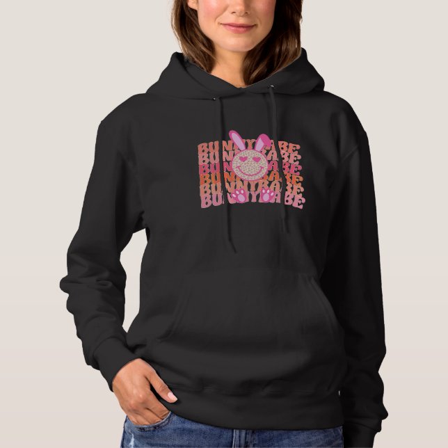 Happy Easter Day Niedlich Bunny Babe Rabbit Face G Hoodie (Vorderseite)