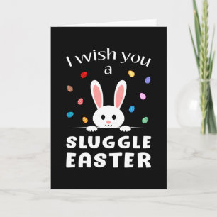 Happy Easter Egg Animal Bunny Oaster Funny Gift Karte