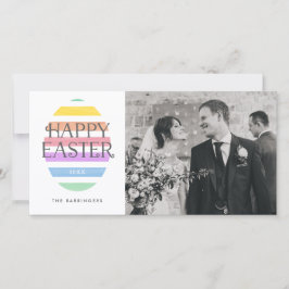 Happy Easter Egg Oster Foto Feiertagskarte