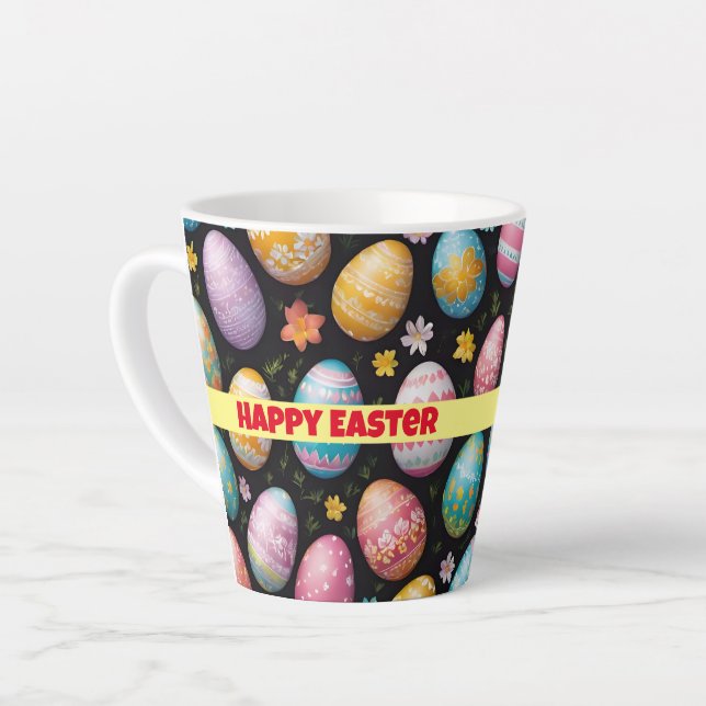 Happy Easter Eggs Collection Milchtasse (Linke Ecke)