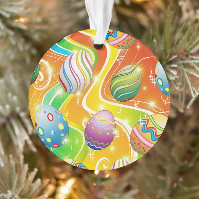 Happy Easter Eggs Festive Pattern (Arbre)