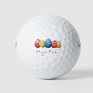 Happy Easter Eggs Golf Balls - Farbenfrohe Kiche Golfball