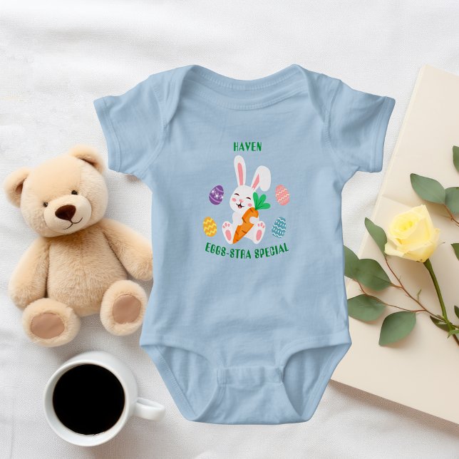 Happy Easter Eggs-Stra Special Baby Bodysuit Strampler (Von Creator hochgeladen)