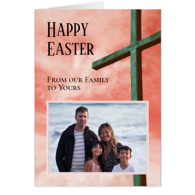 HAPPY EASTER Family Foto (Vorne)