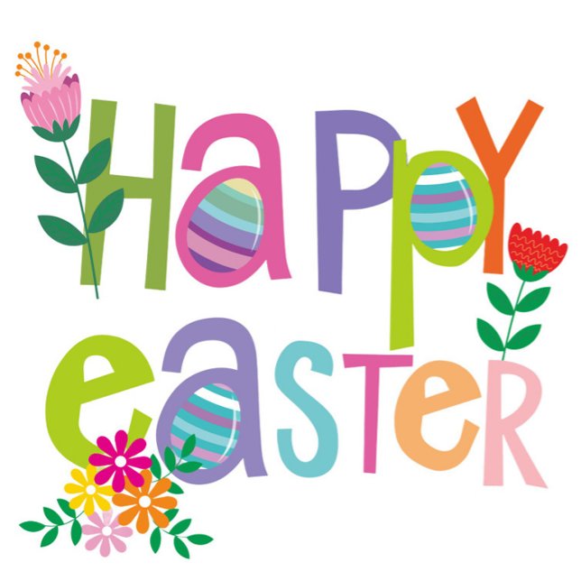 Happy Easter  Feiertagskarte (Easter, Cheer in Full Color!)