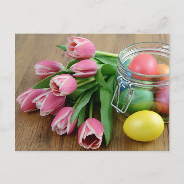 Happy Easter Feiertagspostkarte (Vorderseite)