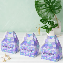 HAPPY EASTER FISH SCALE DESIGN IN LAVENDER GESCHENKSCHACHTEL