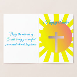 Happy Easter foil card Folienkarte