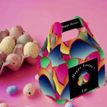 Happy Easter Foil Colorful Gradient 4 Ostereier