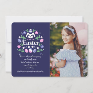 Happy Easter Foto Card Feiertagskarte