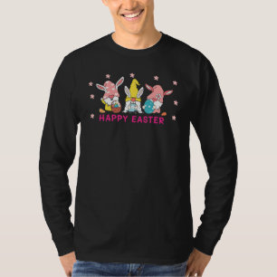 Happy Easter Gnome Eggs Christlich Ostern Tag 1 T-Shirt
