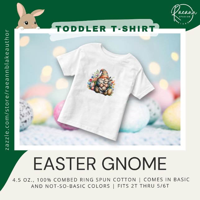 Happy Easter Gnome Kleinkind T - Shirt (Von Creator hochgeladen)