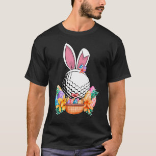 Happy Easter Golf Ball Bunny Ears Eierkuchen Aktio T-Shirt