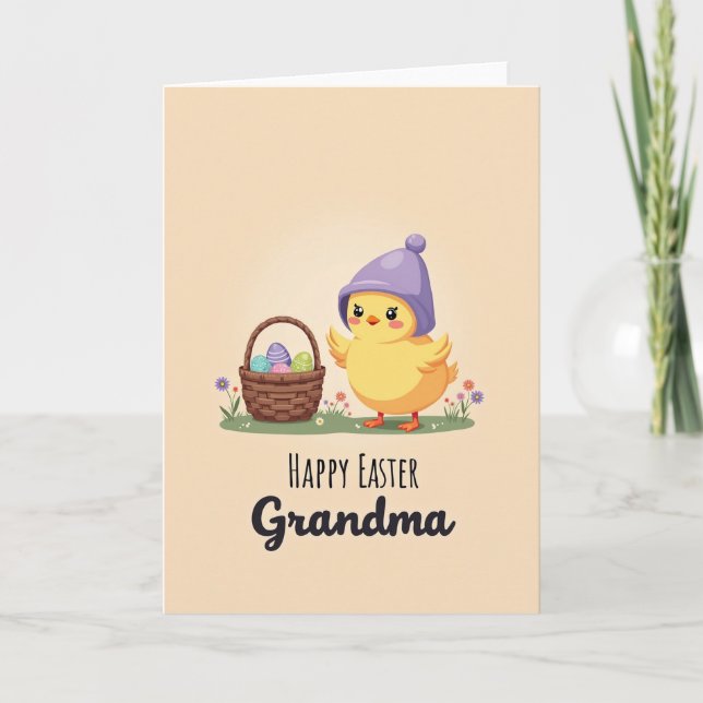 Happy Easter Grandma Greeting Card Karte (Vorderseite)