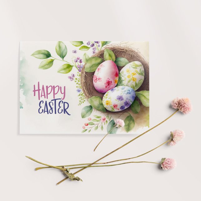 Happy Easter Greeting Card Dankeskarte (Von Creator hochgeladen)