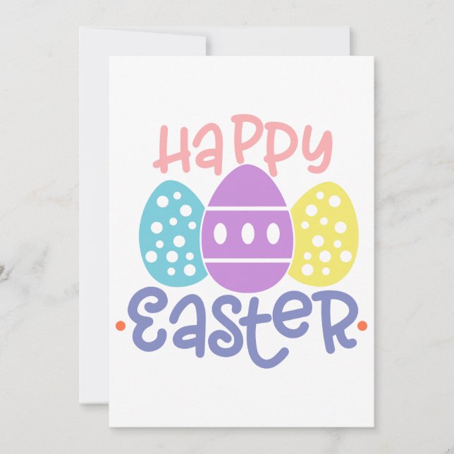Happy Easter Greeting Card Feiertagskarte (Vorderseite)