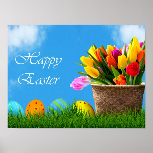 Happy Easter Holiday Poster (Vorne)