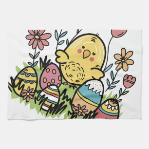 Happy Easter Kitchen Handtücher: Festlich und lust Geschirrtuch
