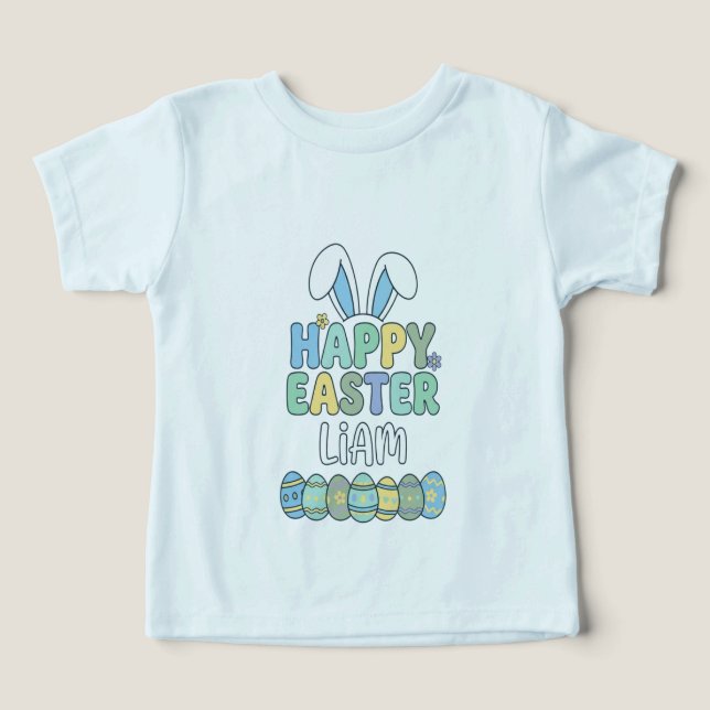 Happy Easter Liam Toddler T-Shirt (Design Vorderseite)