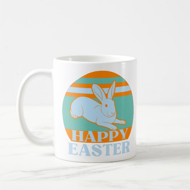 HAPPY EASTER lustige Ostersonnige Geschenkidee Kaffeetasse (Links)