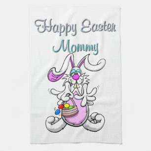 Happy Easter Mommy Kitchen Handtuch
