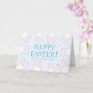 Happy Easter niedliche Hasenkarte Karte