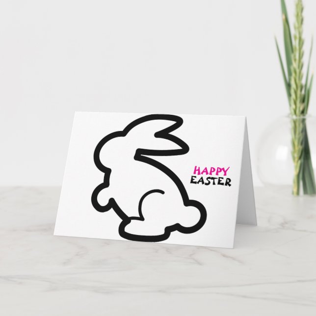 Happy Easter Ostern Karte (Vorderseite)