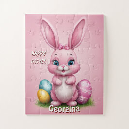 Happy Easter Pink Osterfest Personalisiert