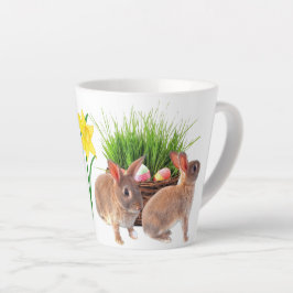Happy Easter Rabbit Urlaub Saison Milchtasse