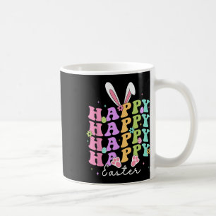 Happy Easter Redewendungen Ei Groovy Bunny Rabbit  Kaffeetasse