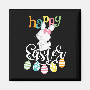 Happy Easter Redewendungen Ei Groovy Bunny Rabbit Magnet