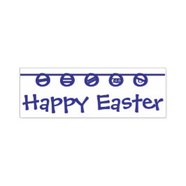 Happy Easter Rubber Stamp Permastempel