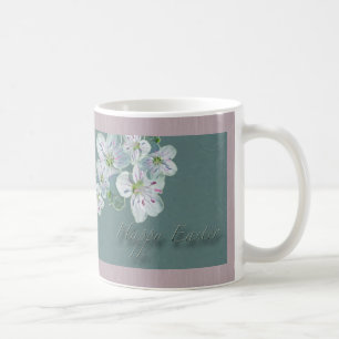 Happy Easter Spring Beauty Wildblume Kaffeetasse