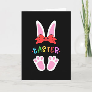 Happy Easter Spring Bunny Easter Egg Funny Gift Karte