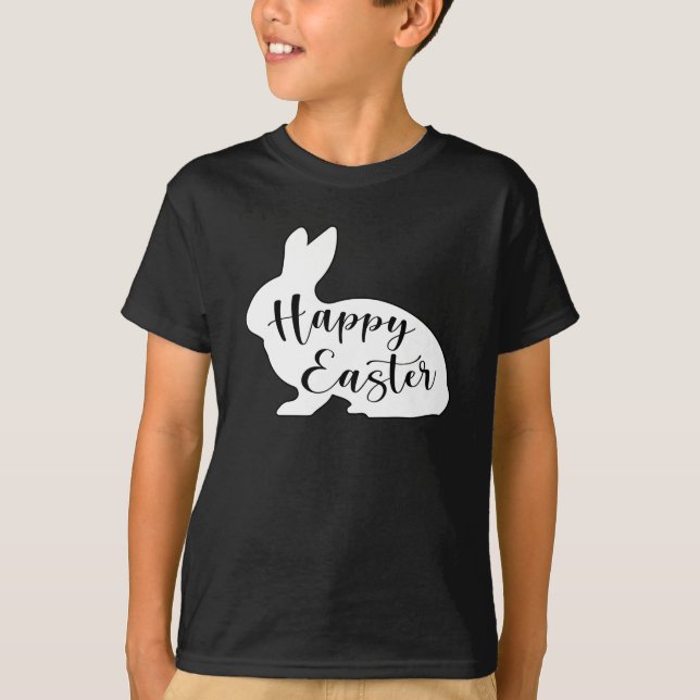 Happy Easter Spring Bunny Easter Egg Funny Gift T-Shirt (Vorderseite)
