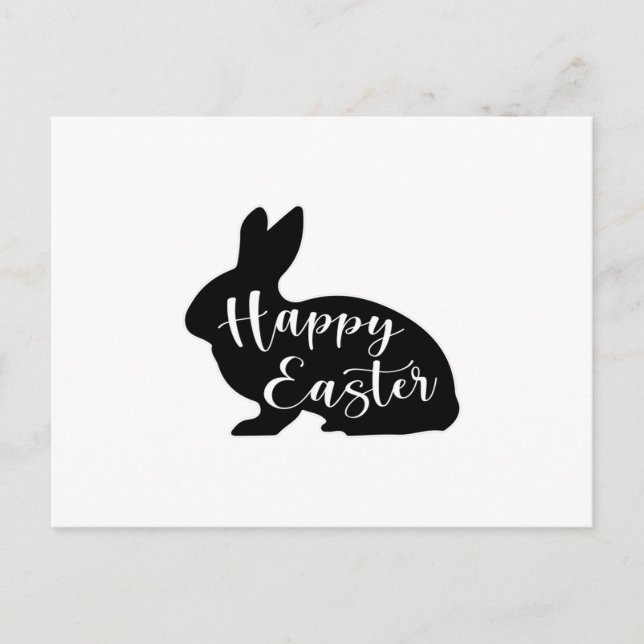 Happy Easter Spring Bunny Easter Funny Gift Idee Postkarte (Vorderseite)